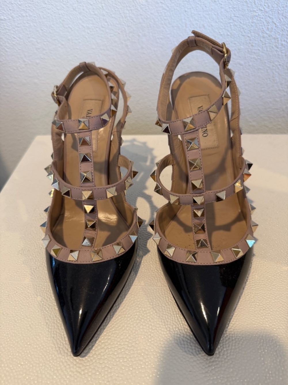 Valentino Rockstar Caged Pump 100Mm
